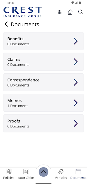 Crest Insurance Online Screenshot 2