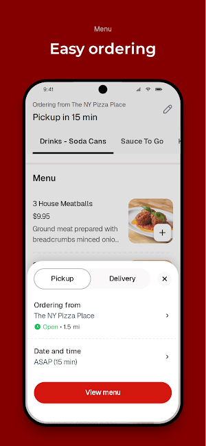 The NY Pizza Place Screenshot 2