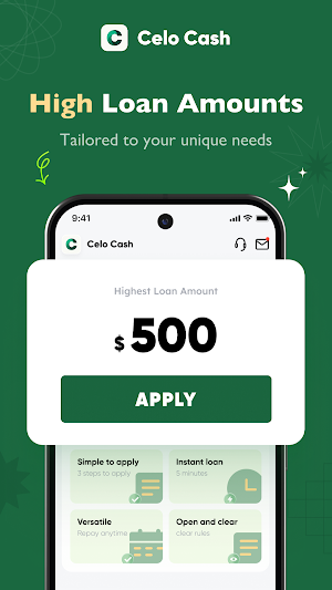 Celo Cash - credit loan Screenshot 0