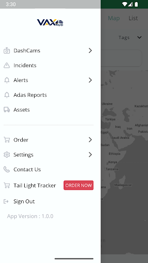 VAX Portal Screenshot 1