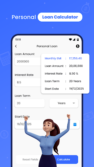 Smart Loan Finance Calculator Screenshot 1