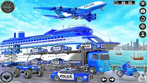 Police Vehicle Transport Drive Screenshot 0