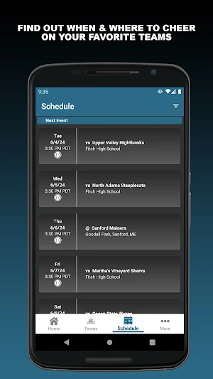 Mystic Schooners Baseball Screenshot 1