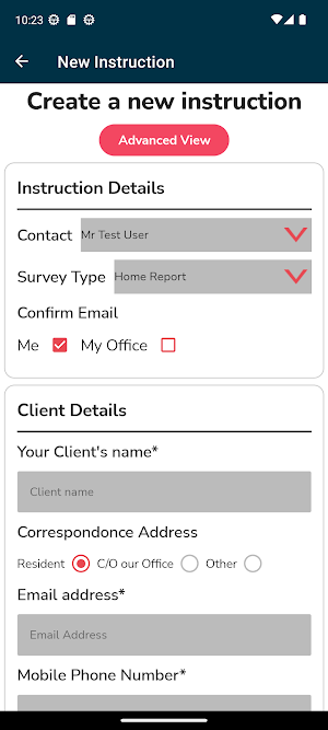 G+S Client Portal Screenshot 2