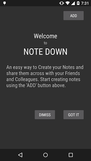 Note Down Screenshot 0
