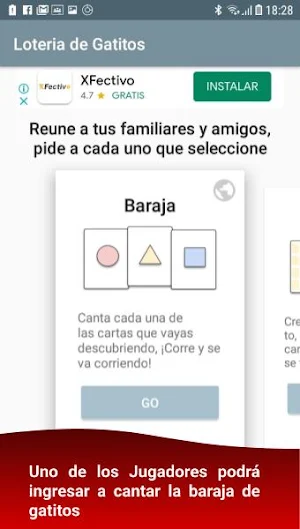 Baraja y Carta - Lotería Gatitos Screenshot 0