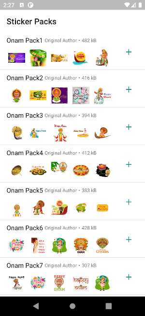 Onam Stickers Pro Screenshot 0