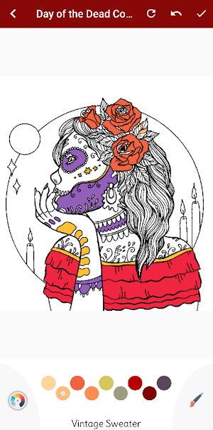 Day of the Dead Coloring Book Screenshot 0