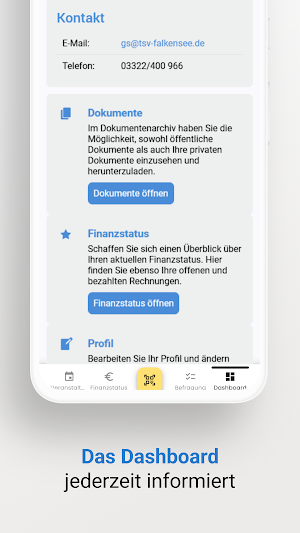 Mitgliederportal TSV Falkensee Screenshot 3