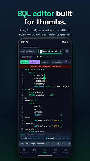 DBPort: Modern Database Client Screenshot 1