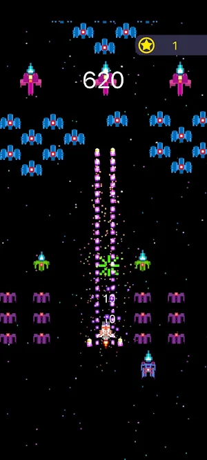 King Space shooter light Screenshot 0