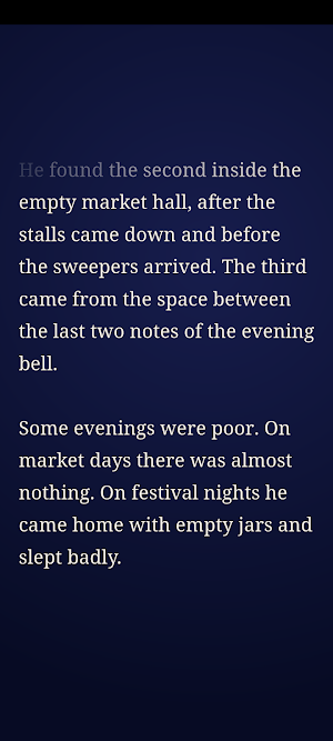 Read to Sleep: Fading Text Screenshot 1