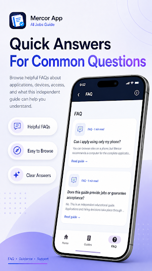 Mercor App : Ai Job Guide Screenshot 3