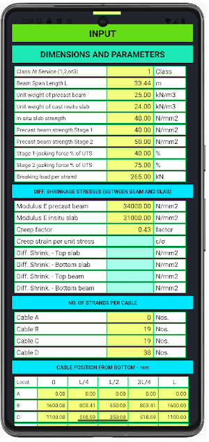 PRESTRESSED BRIDGE BEAMS Screenshot 3