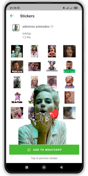 adesivos animados 2025 Screenshot 3