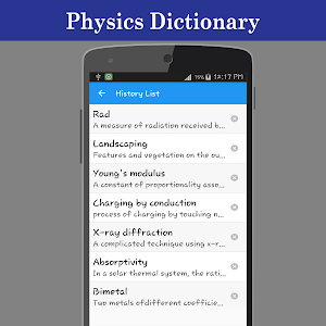 Physics Dictionary Screenshot 3