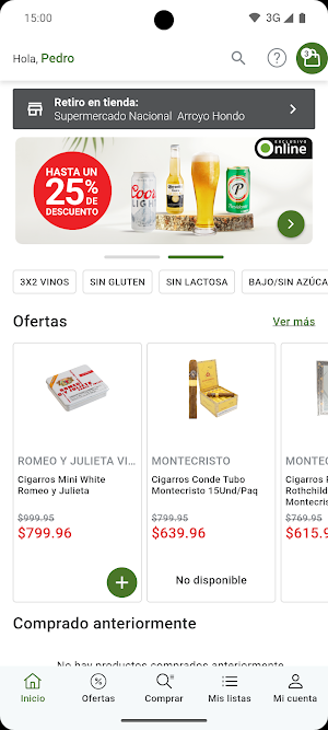 Supermercados Nacional Screenshot 1