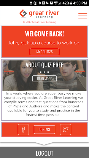 Great River Learning Quiz Prep Screenshot 0