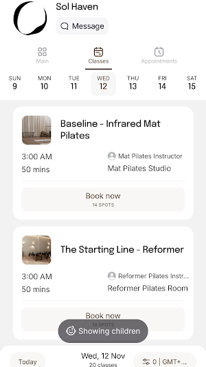 Sol Haven Wellness Club Screenshot 1
