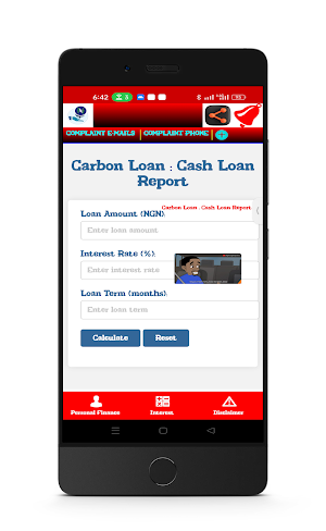 Carbon Loan : Cash Loan Report Screenshot 1
