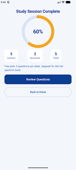 DMV Permit Practice Test 2026 Screenshot 2