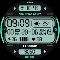 OMG 468 - Retro LCD Watch Face