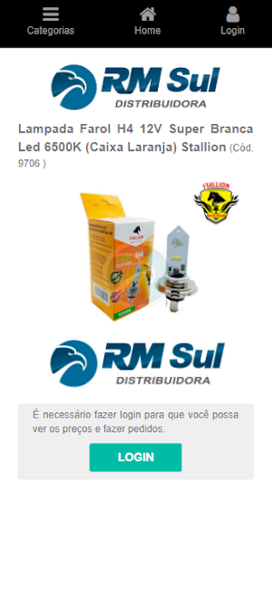 Loja Virtual RM Distribuidora Screenshot 3