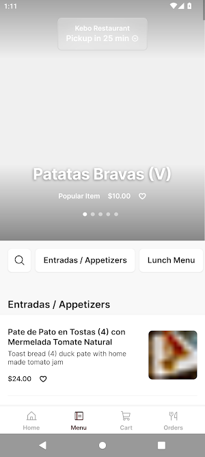 Kebo Restaurant Screenshot 1
