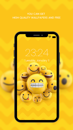 Cute Emoji Wallpaper HD Screenshot 0