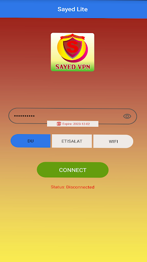 Sayed VPN - CyberGuard Screenshot 0
