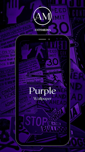 Aesthetic Purple Wallpaper Screenshot 2