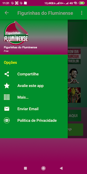 Figurinhas do Fluminense - Stickers e Adesivos Screenshot 1