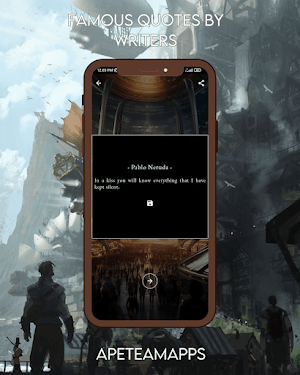 Famous Quotes by Writers Screenshot 0