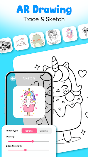 AR Drawing: Art, Draw & Trace Screenshot 2
