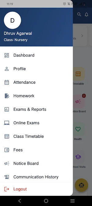 Holy Genius School Parent App Screenshot 3