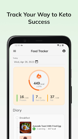 Low Carb & Keto Diet App Screenshot 0