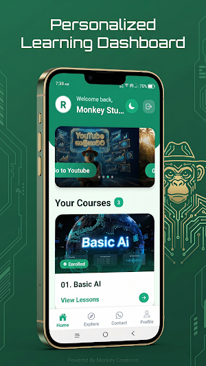 Monkey Creations: AI Courses Screenshot 2
