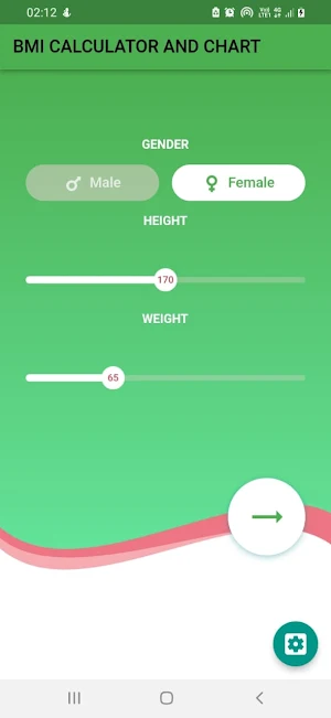 BMI Calculator And Chart Screenshot 0