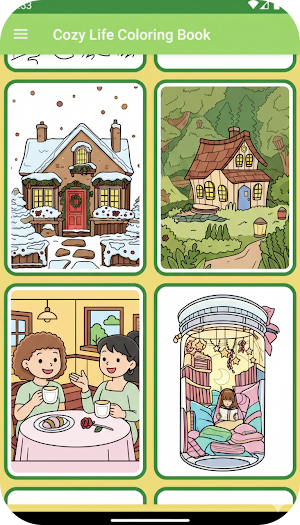 Cozy Life Coloring Book Screenshot 0