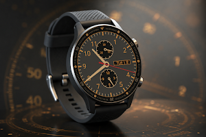Luxury Chronograph Watch Face Screenshot 0