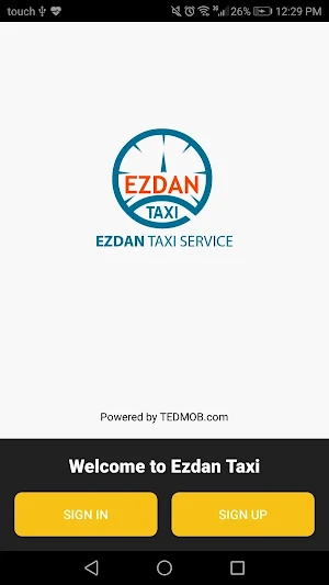 Ezdan Taxi Passenger Screenshot 1