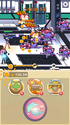 Kawaii Girls: Merge and Shoot Screenshot 1