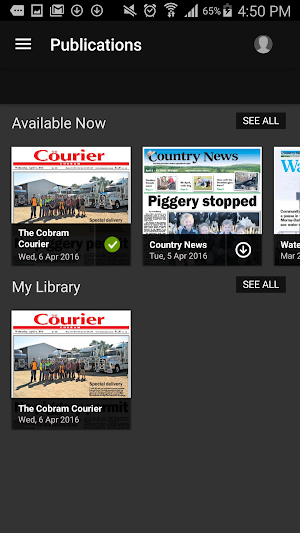 Cobram Courier Screenshot 0