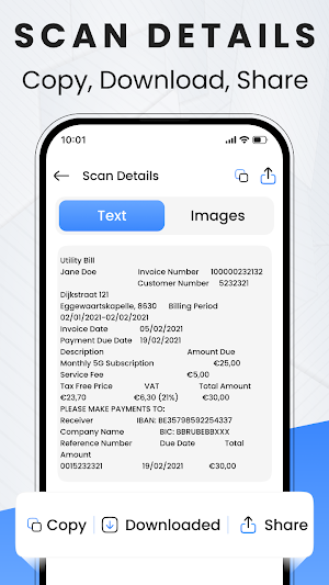OCR Text Scan : Photo to Text Screenshot 1