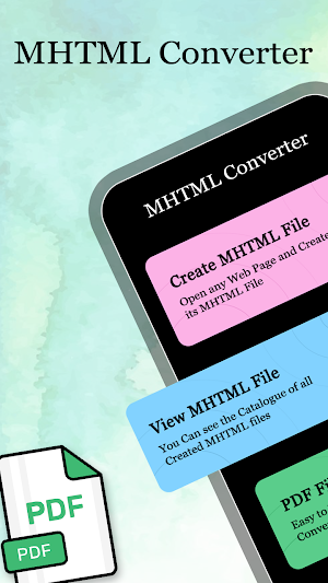 MHTML/MHT Viewer & PDF Convert Screenshot 1