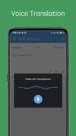 Russian English Translator Screenshot 1