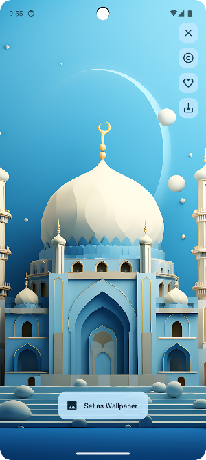 IslamWall - Islamic Wallpapers Screenshot 2