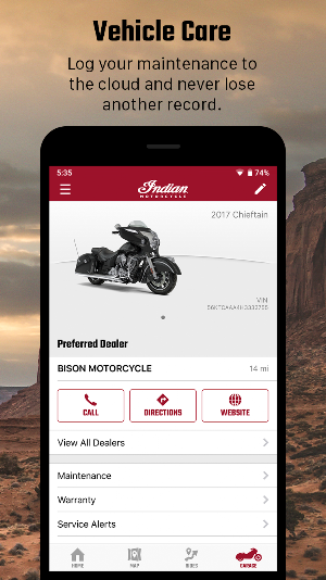 Indian Motorcycle Ride Command Screenshot 3