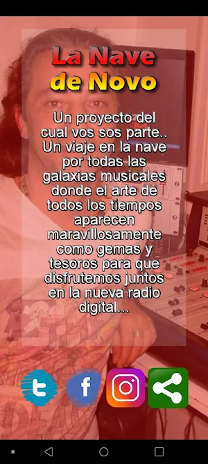 La nave de Novo radio Screenshot 1