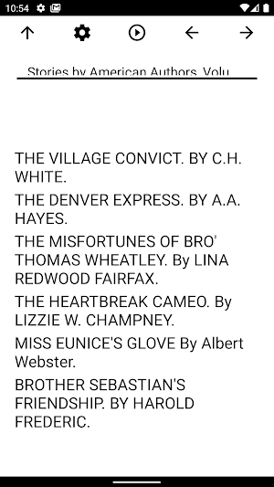 Book, Stories by American Authors, Volume 6 Screenshot 0